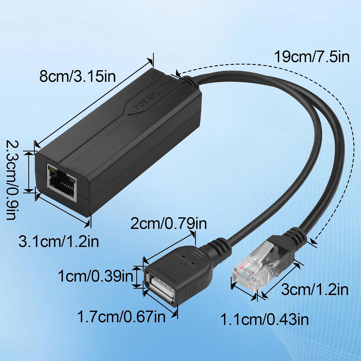 PoE-сплиттер 5В 2.4А USB Type- – обзор и цена Power Over Ethernet